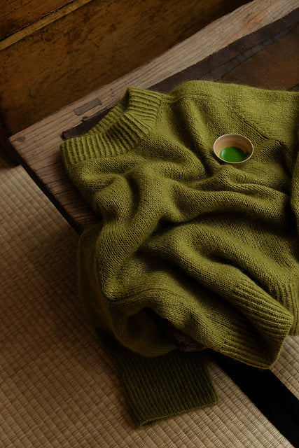 Turtleneck Pullover Knitting Pattern