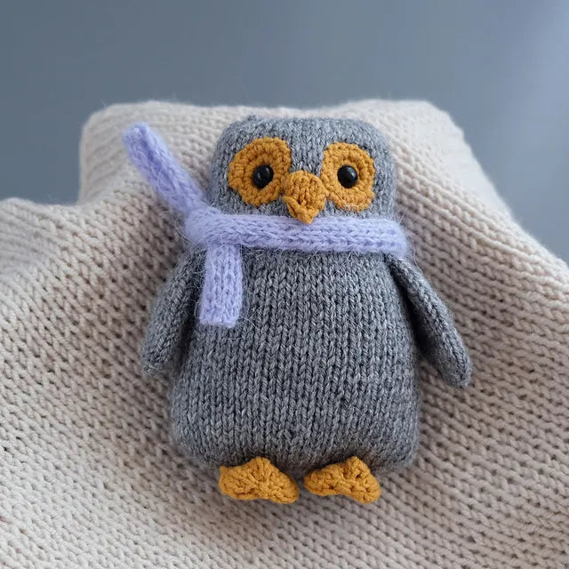 Mini Owl Knitting Pattern