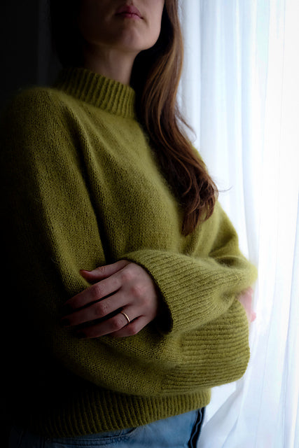 Turtleneck Pullover Knitting Pattern