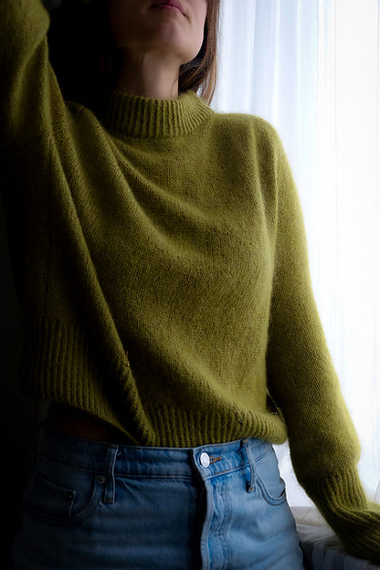 Turtleneck Pullover Knitting Pattern