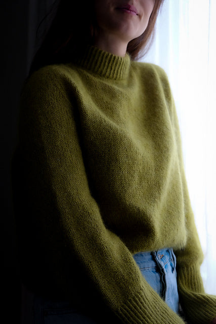 Turtleneck Pullover Knitting Pattern