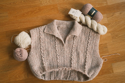 Textured Polo Knitting Pattern