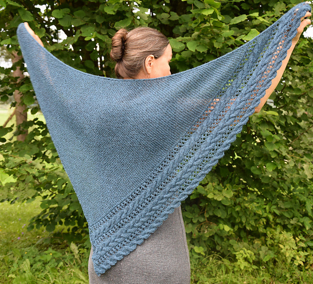 Cloudfall Shawl Knitting Pattern