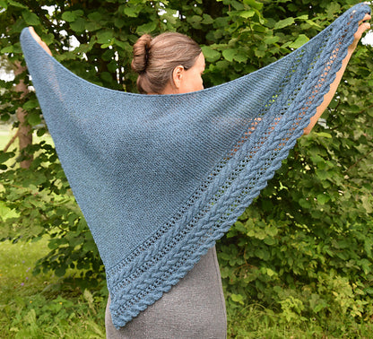 Cloudfall Shawl Knitting Pattern