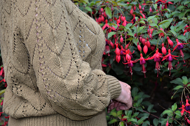 Leaf Lace Sweater Knitting Pattern