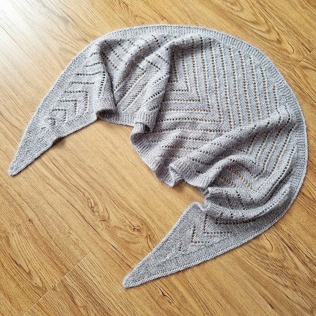 Dew Drops Scarf Knitting Pattern