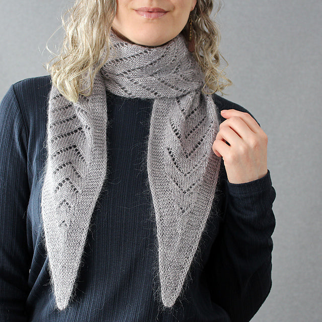 Dew Drops Scarf Knitting Pattern