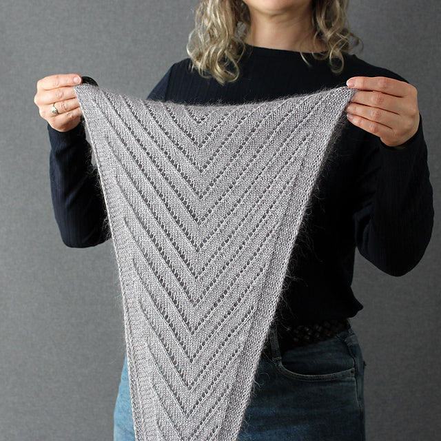 Dew Drops Scarf Knitting Pattern