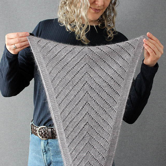 Dew Drops Scarf Knitting Pattern