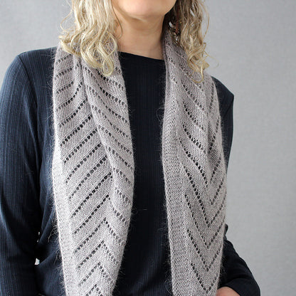 Dew Drops Scarf Knitting Pattern