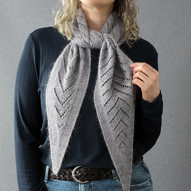 Dew Drops Scarf Knitting Pattern