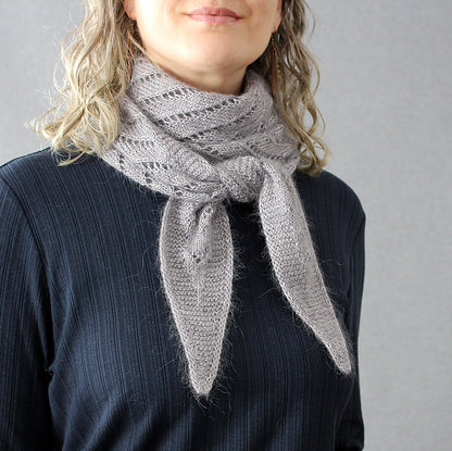Dew Drops Scarf Knitting Pattern