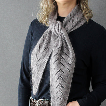 Dew Drops Scarf Knitting Pattern