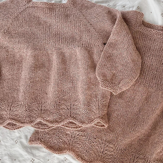 Wave Blouse Knitting Pattern