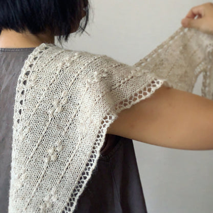 Bobble Mini Shawl Knitting Pattern