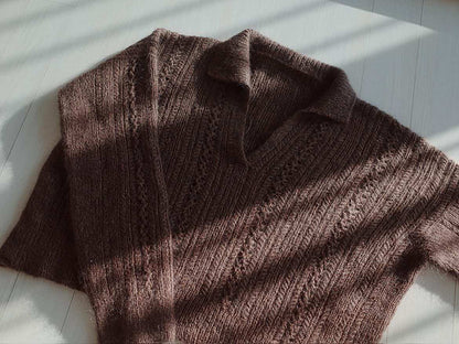 Textured Polo Knitting Pattern