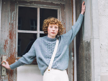 Classic Cable Sweater Knitting Pattern