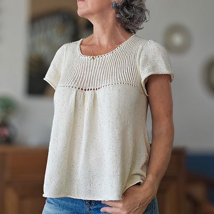 Relaxed Summer Top Knitting Pattern
