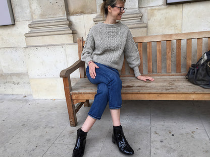 Classic Cable Sweater Knitting Pattern