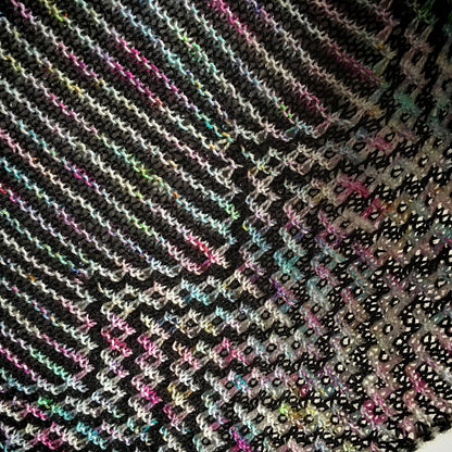 Zigzag Mosaic Shawl Knitting Pattern