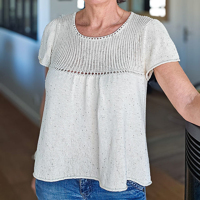 Relaxed Summer Top Knitting Pattern