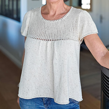 Relaxed Summer Top Knitting Pattern