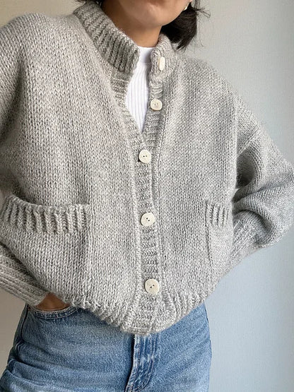 Oversized Drape Cardigan Knitting Pattern