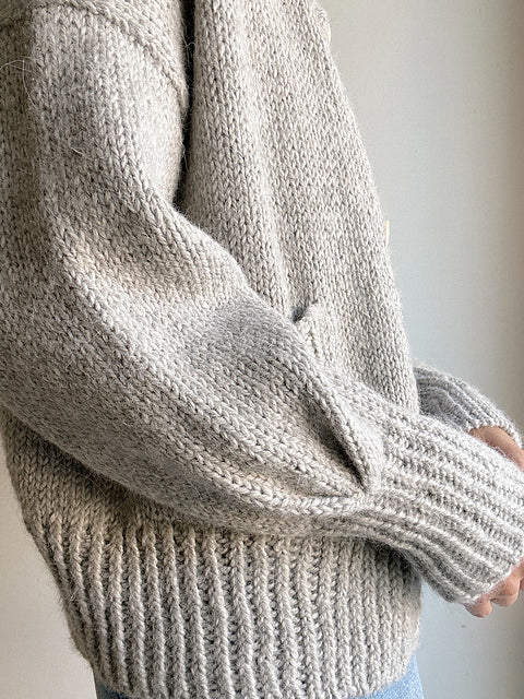 Oversized Drape Cardigan Knitting Pattern
