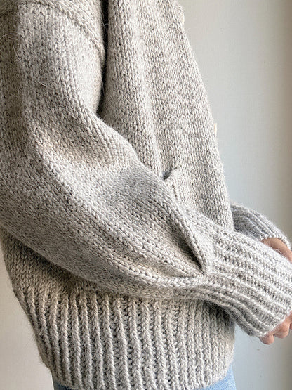 Oversized Drape Cardigan Knitting Pattern
