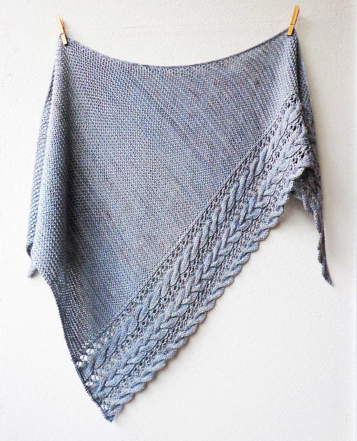 Cloudfall Shawl Knitting Pattern