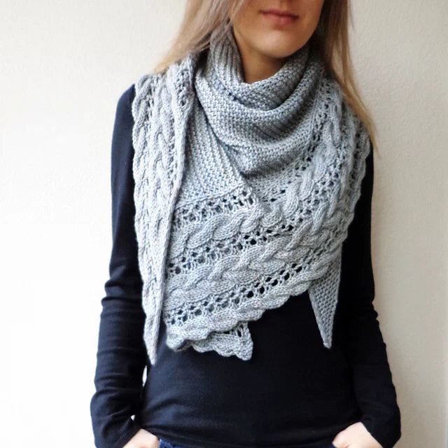 Cloudfall Shawl Knitting Pattern