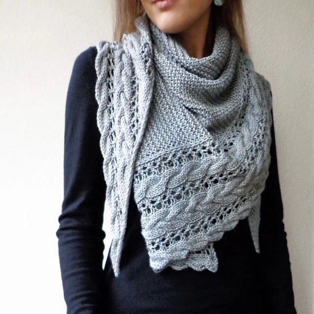 Cloudfall Shawl Knitting Pattern