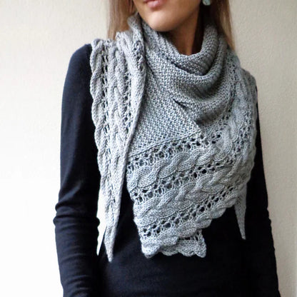 Cloudfall Shawl Knitting Pattern