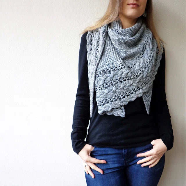 Cloudfall Shawl Knitting Pattern
