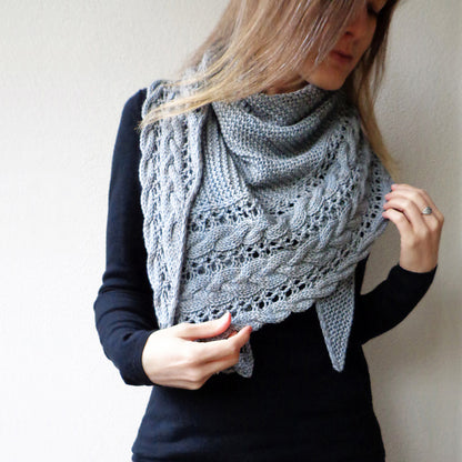 Cloudfall Shawl Knitting Pattern