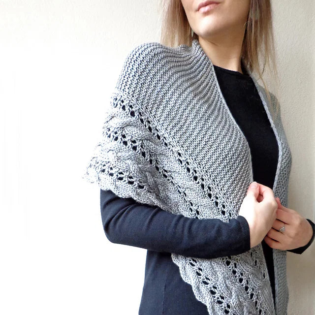 Cloudfall Shawl Knitting Pattern