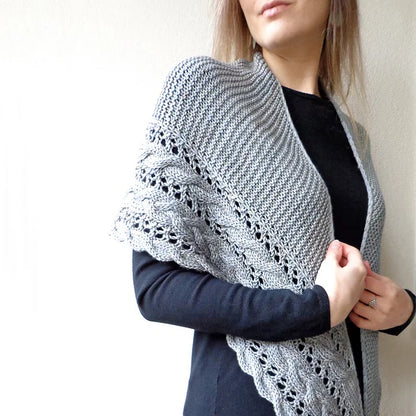 Cloudfall Shawl Knitting Pattern