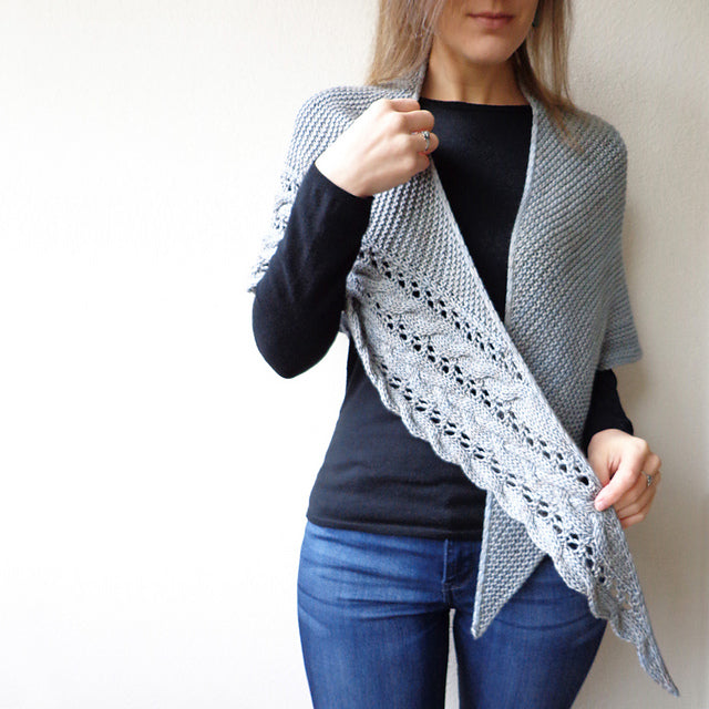 Cloudfall Shawl Knitting Pattern