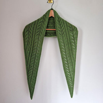 Botanical Lace Scarf Knitting Pattern