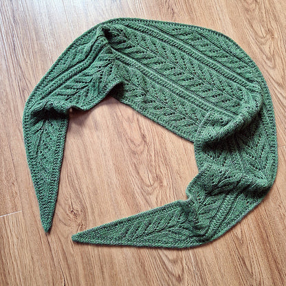 Botanical Lace Scarf Knitting Pattern