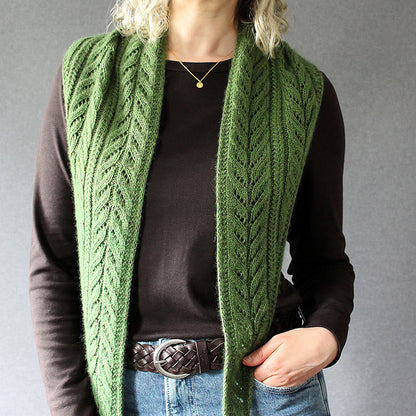 Botanical Lace Scarf Knitting Pattern