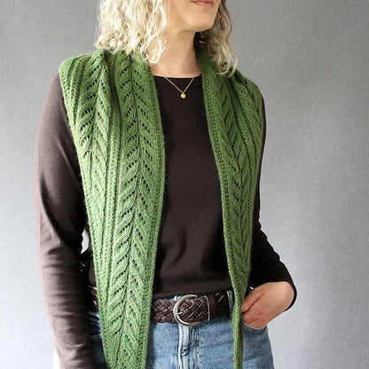Botanical Lace Scarf Knitting Pattern