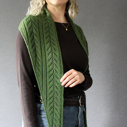 Botanical Lace Scarf Knitting Pattern
