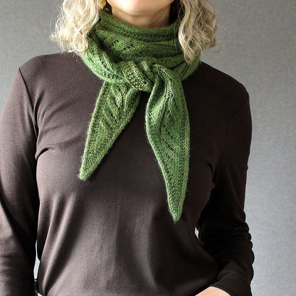 Botanical Lace Scarf Knitting Pattern