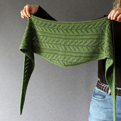 Botanical Lace Scarf Knitting Pattern