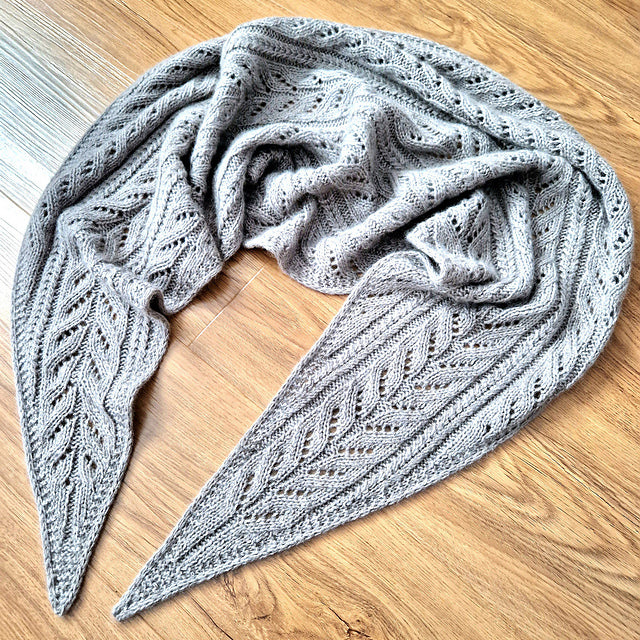 Fern Lace Wrap Knitting Pattern