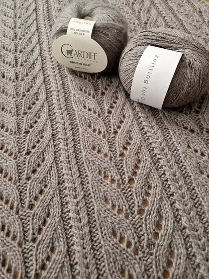 Fern Lace Wrap Knitting Pattern