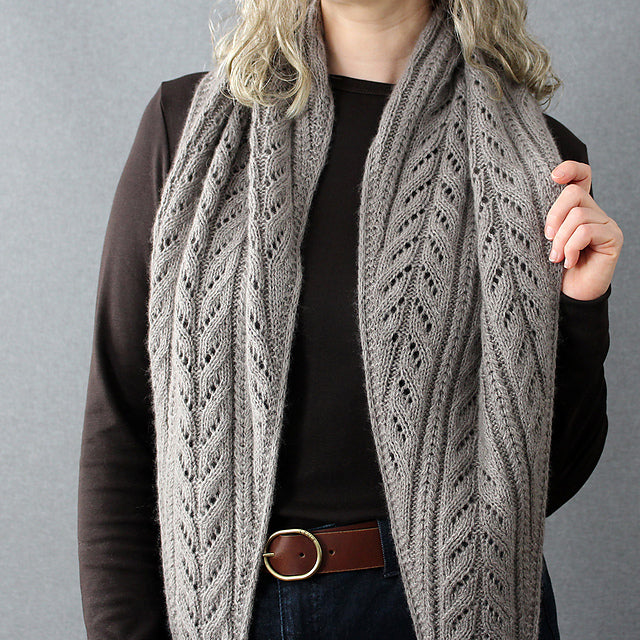 Fern Lace Wrap Knitting Pattern