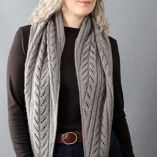 Fern Lace Wrap Knitting Pattern