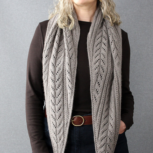 Fern Lace Wrap Knitting Pattern